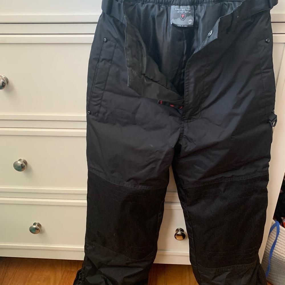 Black kids snow pants
